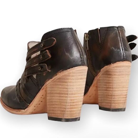 Freebird by Steven Gate Leather Ankle Boot Size 11 - Picture 3 of 10